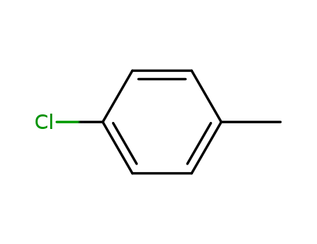 Molecular Structure of 106-43-4 (4-Chlorotoluene)
