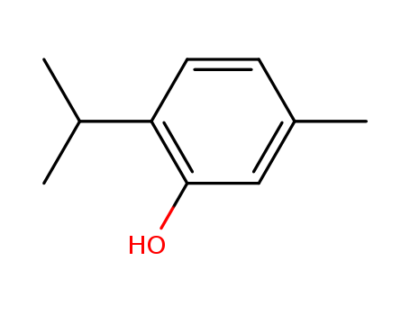 89-83-8,Thymol,Thymol(8CI);1-Methyl-3-hydroxy-4-isopropylbenzene;2-Hydroxy-1-isopropyl-4-methylbenzene;2-Isopropyl-5-methylphenol;3-Hydroxy-p-cymene;3-Methyl-6-isopropylphenol;5-Methyl-2-(1-methylethyl)phenol;5-Methyl-2-isopropyl-1-phenol;5-Methyl-2-isopropylphenol;6-Isopropyl-3-methylphenol;6-Isopropyl-m-cresol;Apiguard;NSC 11215;NSC47821;NSC 49142;Thyme camphor;Thymol Chrystals;m-Thymol;p-Cymen-3-ol;Thymol;