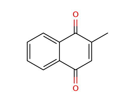 58-27-5,Menadione,1,4-Naphthalenedione,2-methyl-;2-Methyl-1,4-naphthalenedione;Kipca;VK3;Karcon;Kayklot;Kanone;Kayquinone;Memodol;Menaquinone 0;Kappaxin;Aquakay;2-Methylnaphthoquinone;Menadionum;Klottone;Kappaxin (TN);3-Methyl-1,4-naphthoquinone;K-Thrombyl;2-Methyl-1,4-naphthochinon [German];Synkay;Methyl-1,4-naphthoquinone;Methyl-1,4-naphthalenedione;Usaf ek-5185;Kappaxan (VAN);Mitenone;2-Methyl-1,4-naftochinon [Czech];Prestwick_313;Menadion;2-Methyl-1,4-naphthochinon;Vitamin K3;1,4-Naphthoquinone, 2-methyl-;Juva-K;1,4-Naphthalenedione, 2-methyl-;Riboflavin (Vitamin B2);Kolklot;Vitamin K2 (0);Hemodal;1, 4-Naphthoquinone, 2-methyl-;Koaxin;Menaphthone;Kaykot;Menaphthon;MNQ;Kaergona;2-methyl-1,4-dihydronaphthalene-1,4-dione;