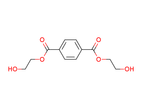 959-26-2,TEREPHTHALIC ACID BIS(2-HYDROXYETHYL) ESTER,1,4-Benzenedicarboxylicacid, bis(2-hydroxyethyl) ester (9CI);Terephthalic acid, bis(2-hydroxyethyl) ester(6CI,8CI);Ethylene glycol, terephthalate (2:1) (8CI);BHET(J);BHET-N;Bis(2-hydroxyethyl) terephthalate;Bis(ethylene glycol) terephthalate;Bis(hydroxyethyl) terephthalate;Bis(b-hydroxyethyl) terephthalate;Nisso BHET;Terephthalicacid diethylene glycol ester;Terephthalic acid diglycol ester;