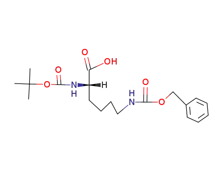 Molecular Structure of 2389-45-9 (N-Boc-N'-Cbz-L-lysine)
