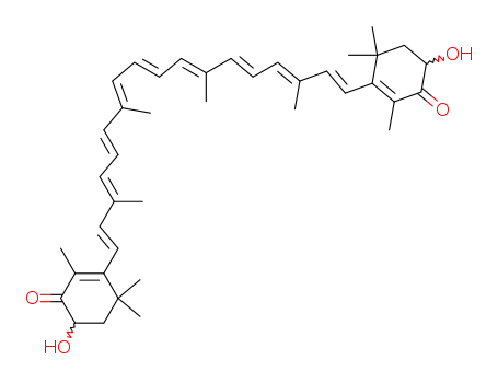 Molecular Structure of 7542-45-2 (ASTAXANTHIN)
