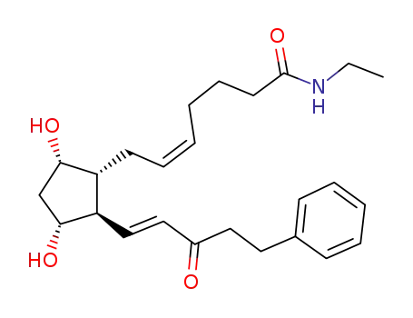 (5Z)-7-{(1R,2R,3R,5S)-3,5-dihydroxy-2-[(1E)-3-oxo-5-phenylpent-1-en-1-yl]cyc!opentyl}-N-ethylhept-5-enamide