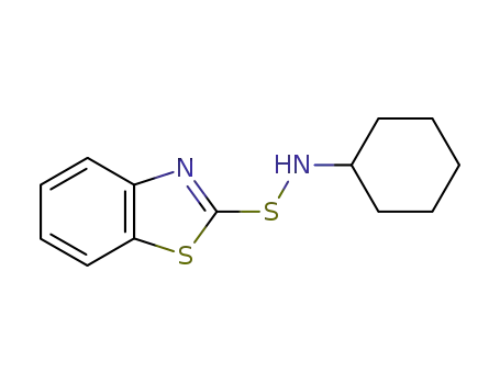 Molecular Structure of 95-33-0 (N-Cyclohexyl-2-benzothiazolesulfenamide)