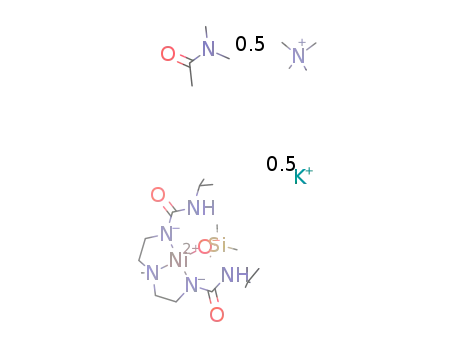 [tetramethylammonium]0.5K0.5[Ni(bis[(N'-isopropylureido)-N-ethyl]-N-methylamine(-2H))(OSiMe3)]*DMA