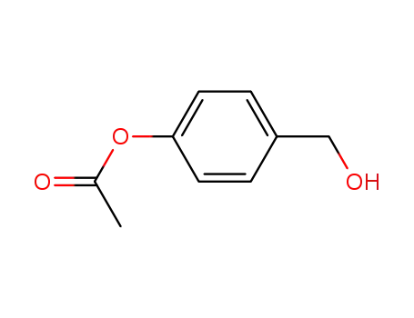 Molecular Structure of 6309-46-2 (4-(Hydroxymethyl)phenyl acetate)