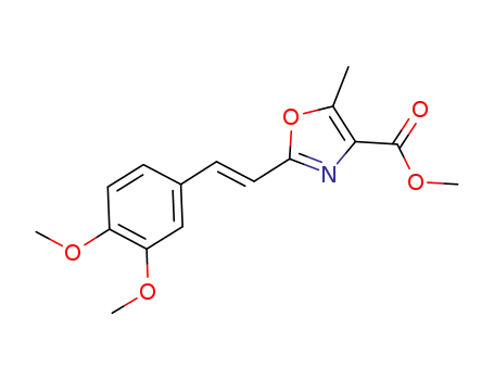 (E)-methyl 2-(3,4-dimethoxystyryl)-5-methyloxazole-4-carboxylate