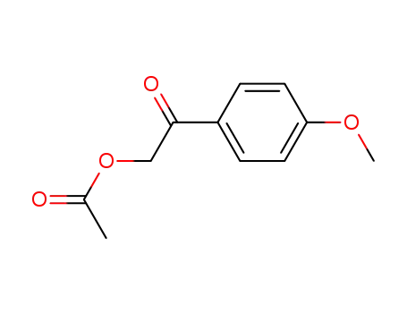 Molecular Structure of 58518-78-8 (2-(4-Methoxyphenyl)-2-oxoethyl acetate)