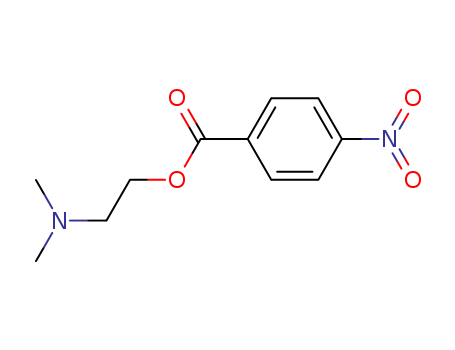 Benzoic acid, 4-nitro-, 2-(dimethylamino)ethyl ester
