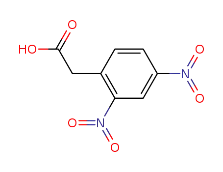 Molecular Structure of 643-43-6 (2,4-Dinitrophenylacetic acid)