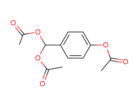 Molecular Structure of 7143-16-0 ([4-(acetyloxy)phenyl]methanediyl diacetate)