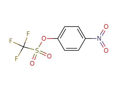 Molecular Structure of 17763-80-3 (4-NITROPHENYL TRIFLUOROMETHANESULFONATE)