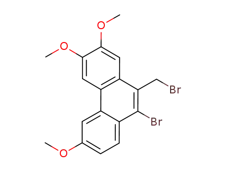 9-bromo-10-(bromomethyl)-2,3,6-trimethoxyphenanthrene