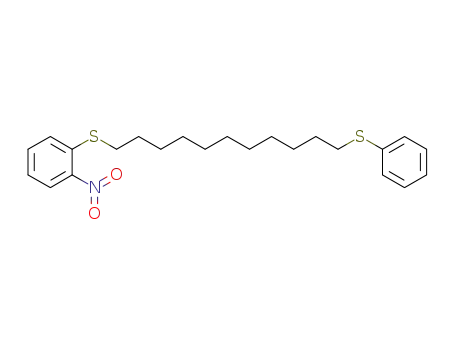 1-(11-(2-nitrophenylthio)undecylthio)benzene
