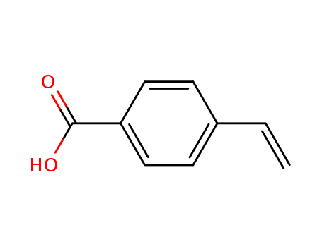 1075-49-6,4-Vinylbenzoic acid,Benzoicacid, p-vinyl- (7CI,8CI);4-Carboxystyrene;4-Ethenylbenzoic acid;NSC 176003;p-Carboxystyrene;p-Vinylbenzoic acid;Benzoic acid,4-ethenyl-;