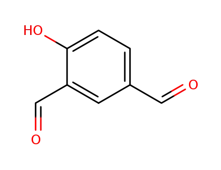 Molecular Structure of 3328-70-9 (4-HYDROXYISOPHTHALALDEHYDE)