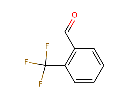 447-61-0,2-(Trifluoromethyl)benzaldehyde,o-Tolualdehyde,a,a,a-trifluoro-(6CI,8CI);o-(Trifluoromethyl)benzaldehyde;a,a,a-Trifluoro-o-tolualdehyde;2-Trifluoromethylbenzaldehyde;