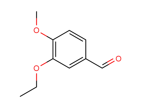 Molecular Structure of 1131-52-8 (3-Ethoxy-4-methoxybenzaldehyde)
