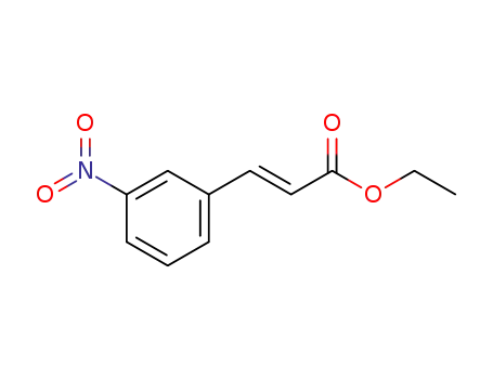 Molecular Structure of 621-19-2 (Ethyl trans-3-nitrocinnamate)