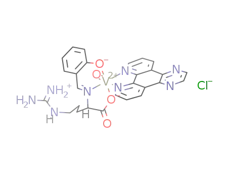 [VO(N-salicylidene-L-arginine(-1H))(dipyrido[3,2-d:2',3'-f]quinoxaline)]Cl
