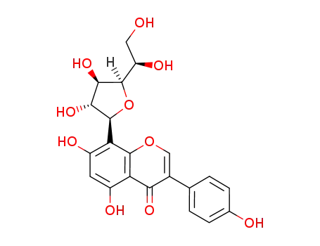 8-C-β-glucofuranosyl-7,4'-dihydroxyisoflavone
