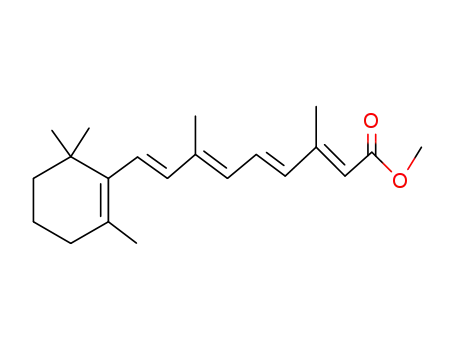 Molecular Structure of 339-16-2 (Retinoic acid, methyl ester)