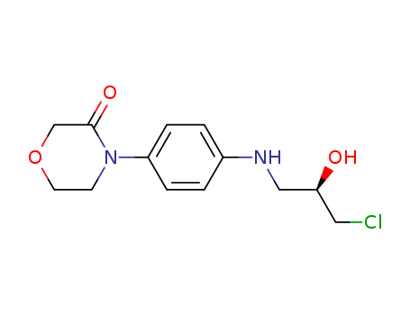 1252018-10-2,4-[4-(N-(3-CHLORO-(2R)-2-HYDROXY-1-PROPYL)AMINO)PHENYL]MORPHOLIN-3-ONE