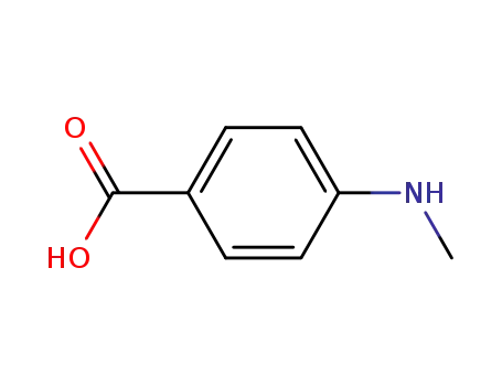 Molecular Structure of 10541-83-0 (4-(Methylamino)benzoic acid)