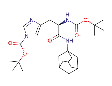 N,N'-di(tert-butylcarbamate)adamantylamino-D-histidine amide