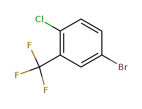 Molecular Structure of 445-01-2 (5-Bromo-2-chlorobenzotrifluoride)