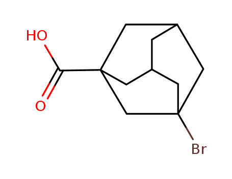 21816-08-0,3-Bromoadamantane-1-carboxylic acid,1-Adamantanecarboxylicacid, 3-bromo- (7CI,8CI);1-Bromo-3-carboxyadamantane;1-Bromoadamantane-3-carboxylic acid;3-Bromo-1-adamantanecarboxylic acid;3-Bromo-1-carboxyadamantane;