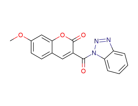 7-methoxy-3-(1H-benzotriazol-1-ylcarbonyl)-2H-chromene-2-one