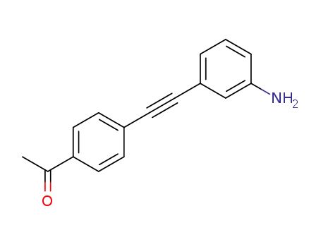 1-(4-((3-aminophenyl)ethynyl)phenyl)ethanone