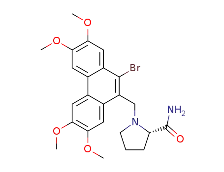 (S)-1-[(9-bromo-2,3,6,7-tetramethoxyphenanthren-10-yl)methyl]pyrrolidine-2-carboxamide