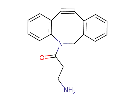 Molecular Structure of 1255942-06-3 (Dibenzocyclooctyne-aMine for Copper-free Click CheMistry)