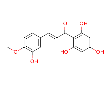 Molecular Structure of 75679-30-0 (2',4',6',3-TETRAHYDROXY-4-METHOXYCHALCONE)