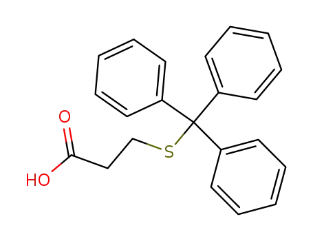Molecular Structure of 27144-18-9 (S-TRITYL-3-MERCAPTOPROPIONIC ACID)