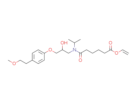 N-(5-vinyloxycarbonylpentanoyl)metoprolol