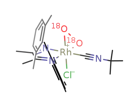 [Rh((18)O)2Cl(di-ortho-xylyl-α-diketimine)(tert-butyl isocyanide)]