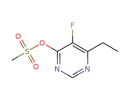 6-ethyl-5-fluoropyrimidin-4-yl methanesulfonate