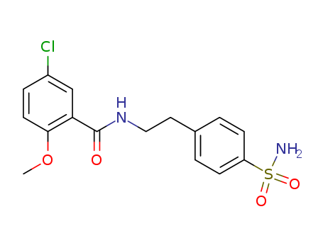 4-(2-(5-Chloro-2-methoxybenzamido)ethyl)benzenesulfamide(16673-34-0)