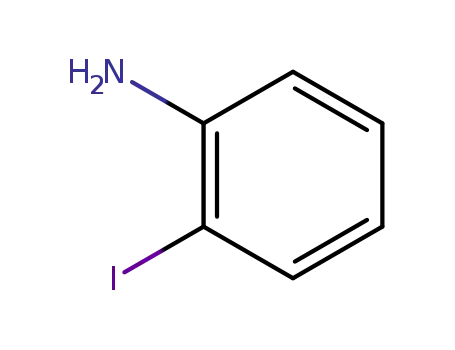 Molecular Structure of 615-43-0 (2-Iodoaniline)