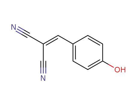 Molecular Structure of 3785-90-8 (4-HYDROXYBENZYLIDENEMALONONITRILE)