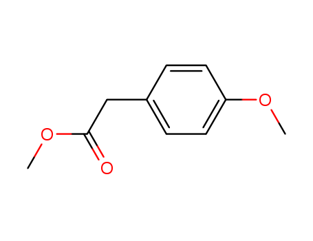 23786-14-3,METHYL 4-METHOXYPHENYLACETATE,Aceticacid, (p-methoxyphenyl)-, methyl ester (6CI,7CI,8CI);(4-Methoxyphenyl)aceticacid methyl ester;4-Methoxybenzeneacetic acid methyl ester;Methyl(4-methoxyphenyl)acetate;Methyl (p-methoxyphenyl)acetate;Methyl2-(4-methoxyphenyl)acetate;Methyl 2-(p-methoxyphenyl)acetate;Methyl4-anisoleacetate;Methyl 4-methoxybenzeneacetate;Methyl 4-methoxyphenylacetate;