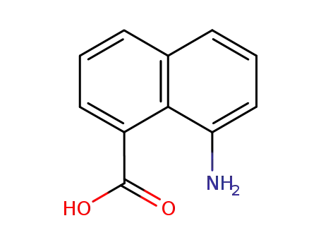 Molecular Structure of 129-02-2 (1-AMINO-8-NAPHTHOIC ACID)