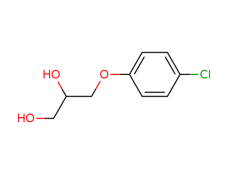 104-29-0,Chlorphenesin,1,2-Propanediol,3-(p-chlorophenoxy)- (6CI,7CI,8CI);3-(4-Chlorophenoxy)-1,2-propanediol;3-(p-Chlorophenoxy)propane-1,2-diol;Adermykon;Demykon;ElestabCPN;Gecophen;Glycerol a-p-chlorophenyl ether;p-Chlorophenyl glyceryl ether;p-Chlorophenyl-a-glycerylether;p-Chlorphenesin;