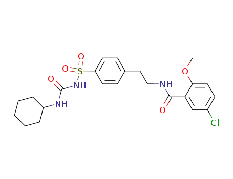 Molecular Structure of 10238-21-8 (Glibenclamide)