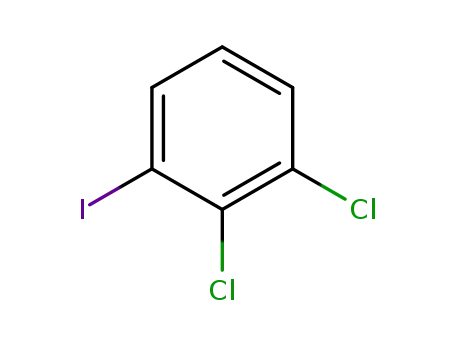 Molecular Structure of 2401-21-0 (1,2-Dichloro-3-iodobenzene)