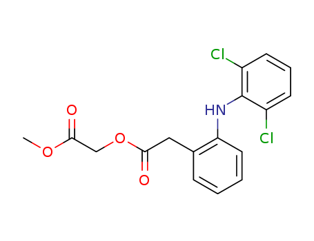 Benzeneacetic acid, 2-[(2,6-dichlorophenyl)amino]-,2-methoxy-2-oxoethyl ester