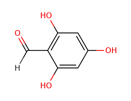 Molecular Structure of 487-70-7 (2,4,6-TRIHYDROXYBENZALDEHYDE)